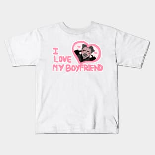 I love my boyfriend Izzy Hands Kids T-Shirt